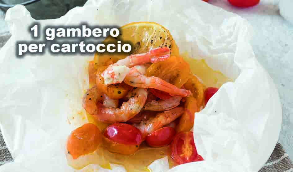 Gamberi al cartoccio