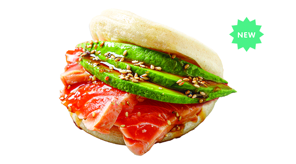 Bao Salmon tataki