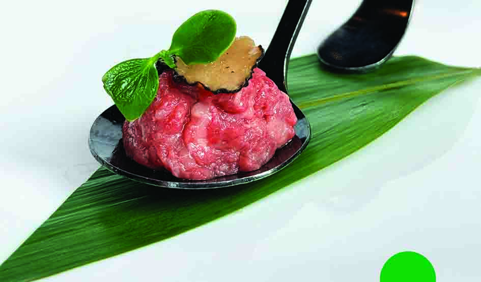 Tartare di Wagyu al tartufo al cucchiaio