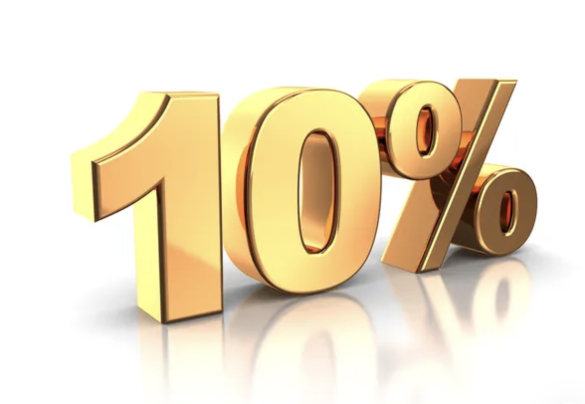 Sconto 10%